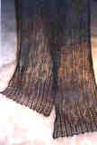 Pillared Archways Lace Scarf in handspun silk