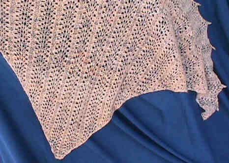 Elegantly Simple Triangle Shawl