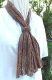 Reversible Lace Ladders Scarf