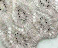 #A42 Beaded Lace Scarf
