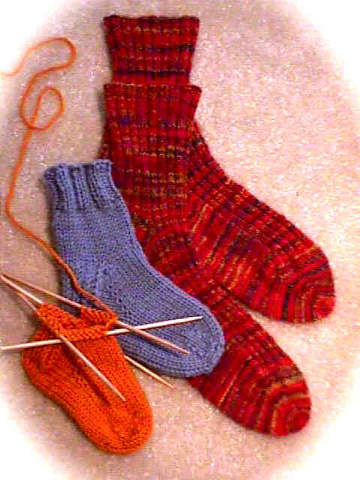 Toe-up socks