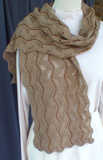 Beaded Lace Scarf detail