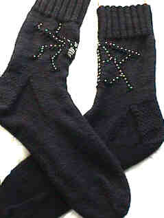 Spider-Web Sockies (the pair)