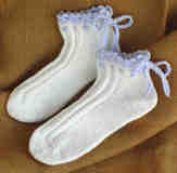 #LA83 A Bit-O-Lace Sport Footies (space-saver)