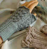 Beaded Lace Hand Warmers and Wrist Warmers