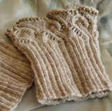 Beaded Lace Wrist Warmers