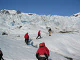 Hiking on Mendenahall Glacier