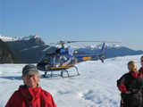 Jackie E-S at Mendenahall Glacier