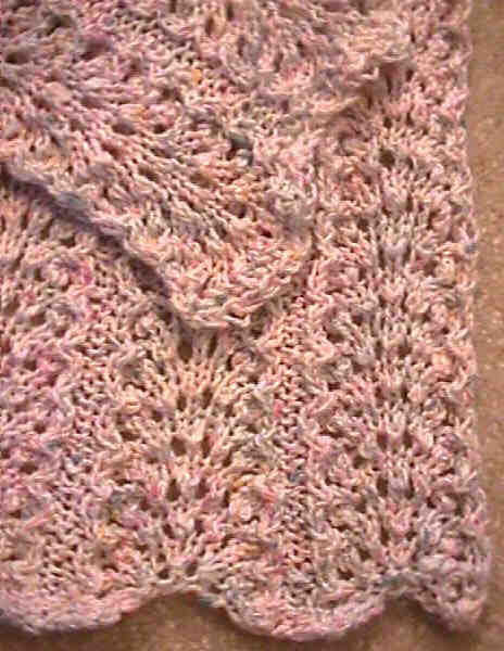 Elegantly Simple Baby Blanket charity knitting pattern