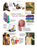 Interweave Knits Summer 2007 advertorial featuring Facted Gems Lace Wrap