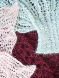 new HeartStrings knitting designs in the new Tilli Tomas Symphony Kid Lace yarn