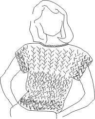 Beanstalk Lace Top fashion sketch