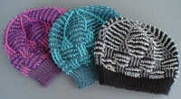 Beaded Basket Weave Mosaic Hats