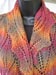Flames of Fall beaded lace knitting pattern