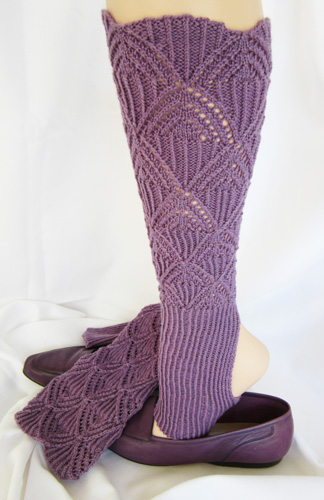 Austrian Lace Stirrup Leg Warmers (aka Sock-Not Leggings)