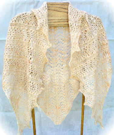 Elegantly Simple Triangle Shawl