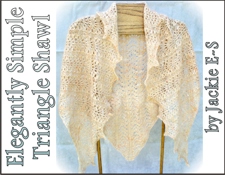 Elegantly Simple Triangle Shawl