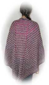 Troika Wrap-Around Faroese Shawl knitted by Joy Cyr