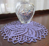 Thread lace doily