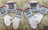 No Two Alike Snowflakes Mittens and Hat Set