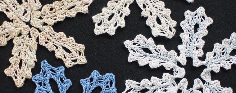 Lacyflakes Knitted Snowflake Medallions