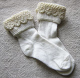 Quick Lace-edged Baby Socks
