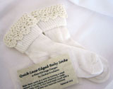 Quick Lace-edged Baby Socks