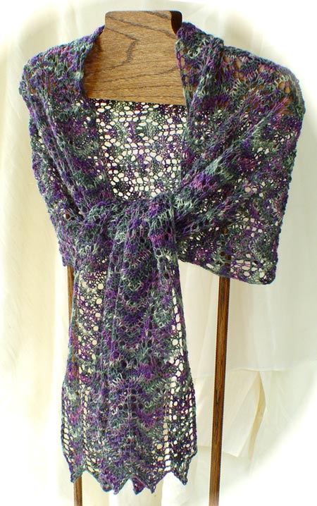 Scotch Thistle Lace Stole