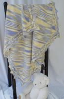 Filigree Lace-edged Baby Blanket