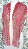 Shallow Tri Shawl worn upside-down