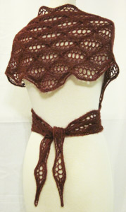 Shallow Sideways Tri Shawl