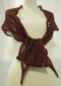 Shallow Sideways Tri Shawl