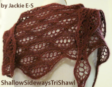 Shallow Sideways Tri Shawl