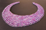 Beaded Crescent Neck Lace