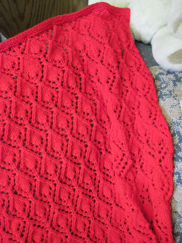 Moose Lace Afghan