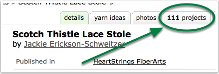 projects for this pattern shared by Ravelry members