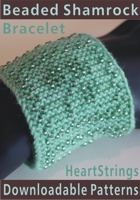 Beaded Shamrock Friendship Bracelet