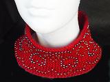 Topsy Turvy Beaded Hearts Neck Warmer