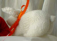 bunny made in kid mohair