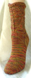 Shapely Sandal Socks - front view