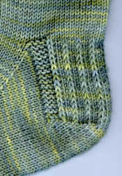 detail of Frolicking Shamrocks Socks