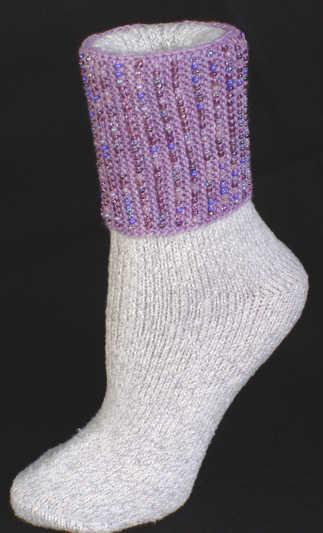Simple Beaded Sock Not ankle band