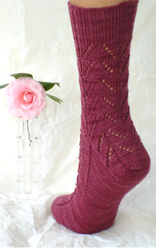 Down and Up Lace Socks