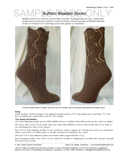 Sample cover page of HeartStrings Buffalo Beaded Socks pattern