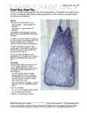 Sample cover page of HeartStrings Crossed Loop Market Bag pattern