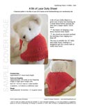 Sample cover page of HeartStrings A Bit of Lace Dolly Shawl pattern