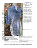 Sample cover page of HeartStrings Buds in the Breeze Stole pattern