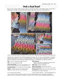 Sample cover page of HeartStrings Peek-a-Bead Scarf pattern