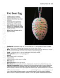Sample cover page of HeartStrings Fab Bead Egg pattern