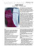 Sample cover page of HeartStrings Comfort Socks Set pattern